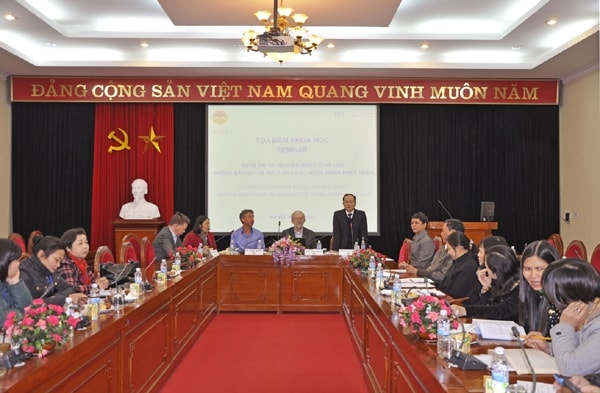 Tọa đàm khoa học:  Quản trị tài nguyên nước ở Hà Lan – những bài học và gợi ý cho các nước đang phát triển