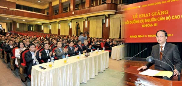 Khai giảng lớp dự nguồn cán bộ cao cấp khóa III