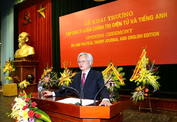 Bài phát biểu của Giám đốc Học viện tại Lễ khai trương Tạp chí Lý luận chính trị điện tử và tiếng Anh