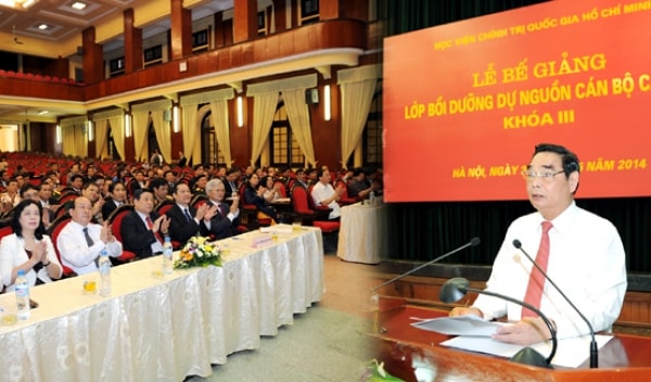 Lễ bế giảng lớp bồi dưỡng dự nguồn cán bộ cao cấp khóa III