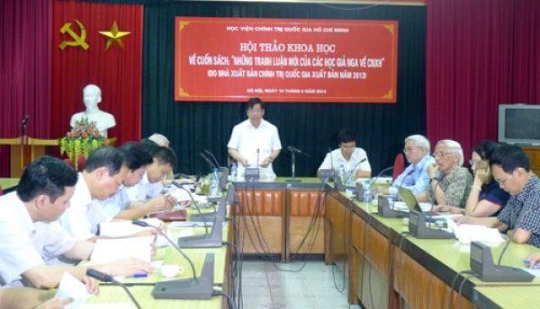 Hội thảo khoa học về cuốn sách “Những tranh luận mới của các học giả Nga về chủ nghĩa xã hội”