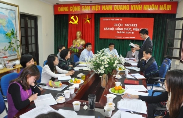 Tạp chí Lý luận chính trị tổ chức Hội nghị cán bộ, công chức, viên chức năm 2015