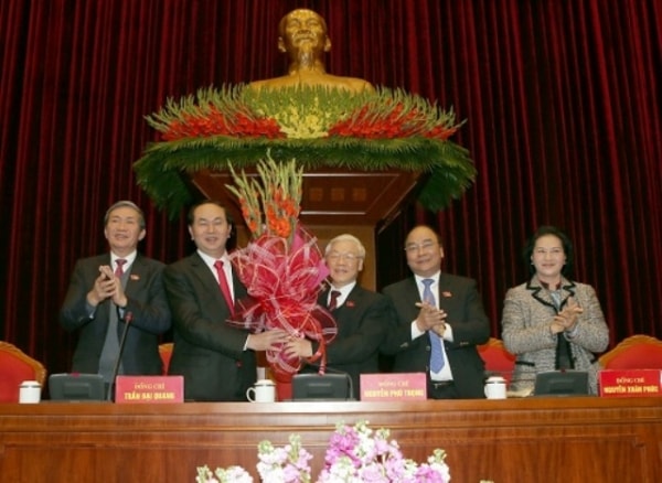 Kết quả bầu Bộ Chính trị, Tổng Bí thư, Ban Bí thư Trung ương Đảng, Ủy ban Kiểm tra Trung ương và Chủ nhiệm Ủy ban Kiểm tra Trung ương khóa XII 