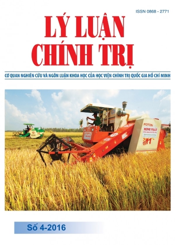 Tạp chí Lý luận chính trị số 4- 2016