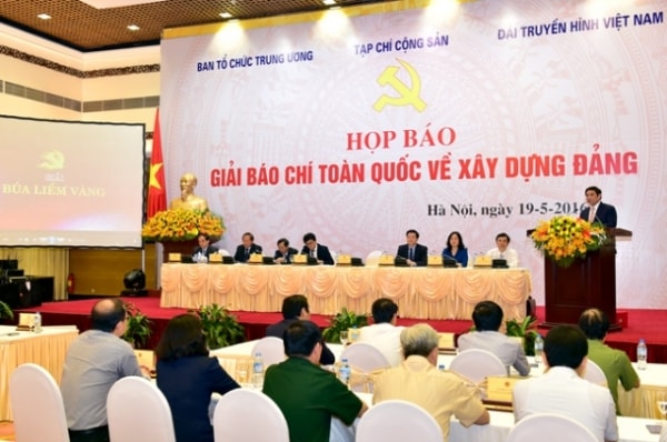Họp báo công bố “Giải báo chí toàn quốc về xây dựng Đảng”