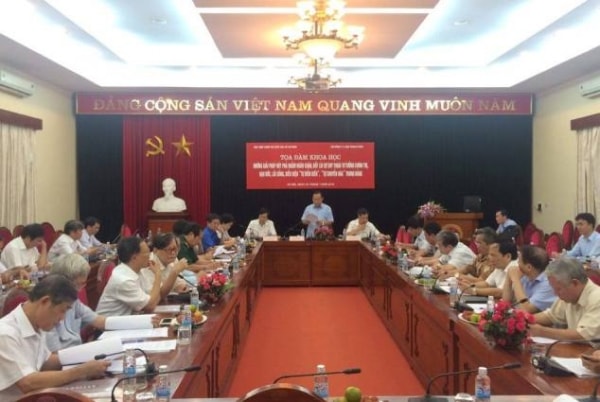 Tọa đàm khoa học: Những giải pháp đột phá nhằm ngăn chặn, đẩy lùi sự suy thoái tư tưởng chính trị, đạo đức, lối sống, biểu hiện “tự diễn biến’, “tự chuyển hóa” trong Đảng