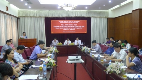 Tọa đàm khoa học “Đại tướng Võ Nguyên Giáp với cách mạng Việt Nam”