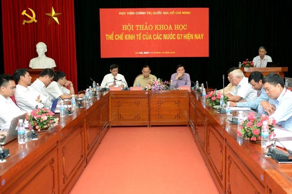 Hội thảo khoa học “Thể chế kinh tế của các nước G7 hiện nay”