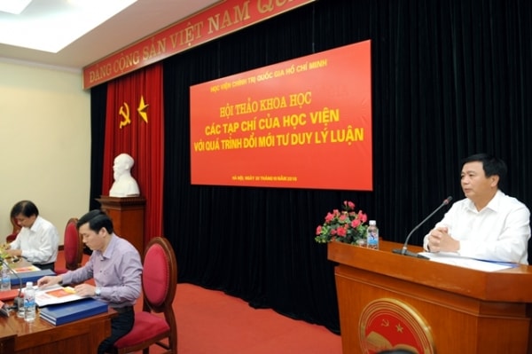 Hội thảo khoa học: Các tạp chí của Học viện với quá trình đổi mới tư duy lý luận của Đảng”