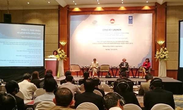 Launch of Vietnam Provincial Governance and Public Administration Performance Index 2015