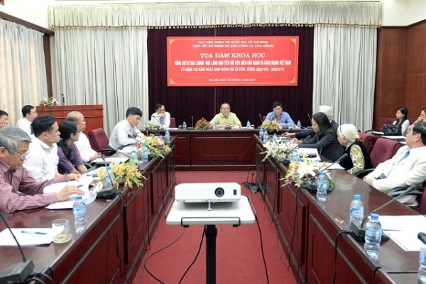 Tọa đàm khoa học: Đồng chí Lê Văn Lương - Nhà lãnh đạo tiền bối tiêu biểu của Đảng và cách mạng Việt Nam