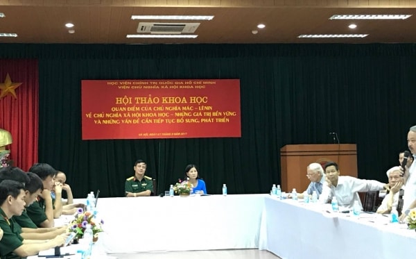 Hội thảo khoa học: Quan điểm của chủ nghĩa Mác – Lênin về chủ nghĩa xã hội khoa học – những giá trị bền vững và những vấn đề cần tiếp tục bổ sung, phát triển