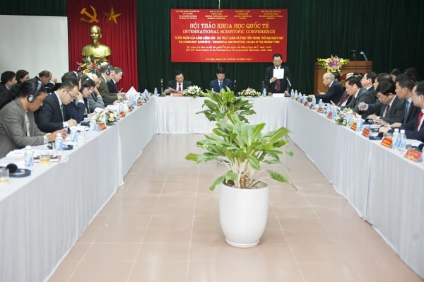 Hội thảo khoa học quốc tế “Tuyên ngôn của Đảng Cộng sản – Giá trị lý luận và thực tiễn trong thời đại ngày nay”
