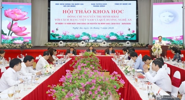 Hội thảo khoa học: “Đồng chí Nguyễn Thị Minh Khai với cách mạng  Việt Nam và quê hương Nghệ An”