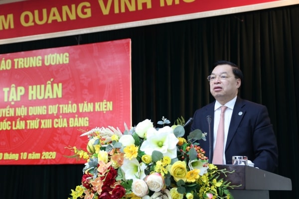 Hội nghị tập huấn cho phóng viên báo chí tuyên truyền nội dung dự thảo văn kiện Đại hội đại biểu toàn quốc lần thứ XIII của Đảng