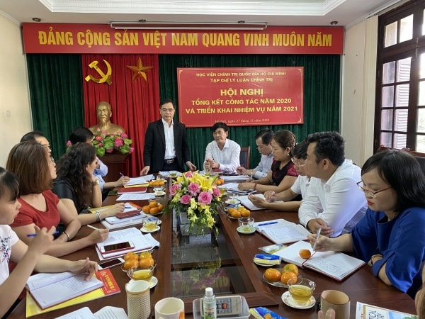 Tạp chí Lý luận chính trị tổ chức Hội nghị Tổng kết công tác năm 2020 và triển khai nhiệm vụ năm 2021