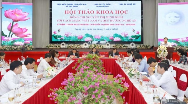 Scientific conference “Nguyen Thi Minh Khai with Vietnamese Revolution and Nghe An homeland