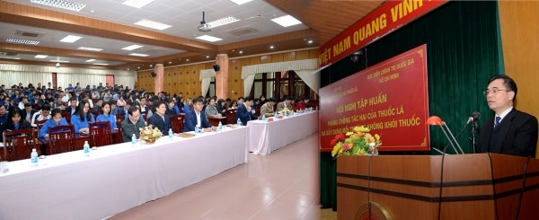Hội nghị tập huấn phòng, chống tác hại của thuốc lá và xây dựng môi trường không khói thuốc