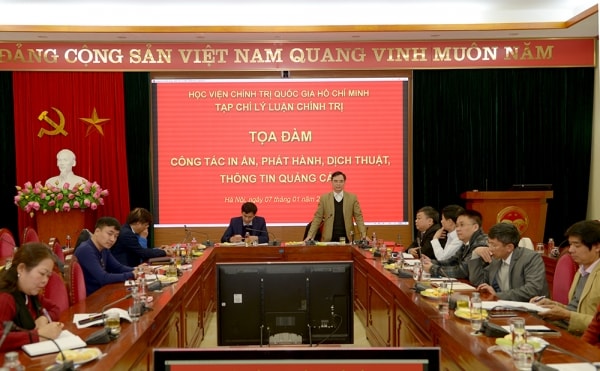 Tạp chí Lý luận chính trị tổ chức Tọa đàm công tác in ấn, phát hành, dịch thuật, thông tin quảng cáo năm 2020