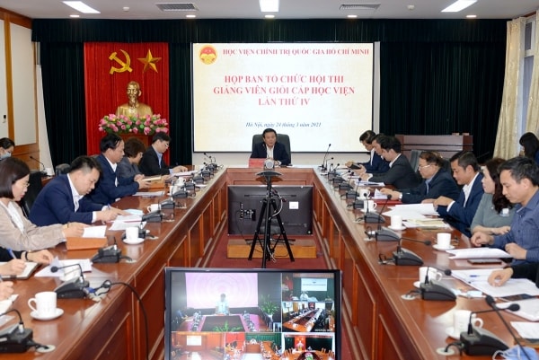 Họp Ban Tổ chức Hội thi Giảng viên giỏi cấp Học viện lần thứ IV