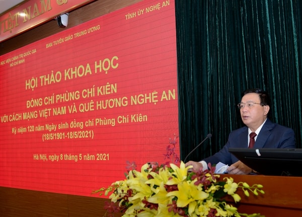Hội thảo khoa học “Đồng chí Phùng Chí Kiên với cách mạng Việt Nam và quê hương Nghệ An”