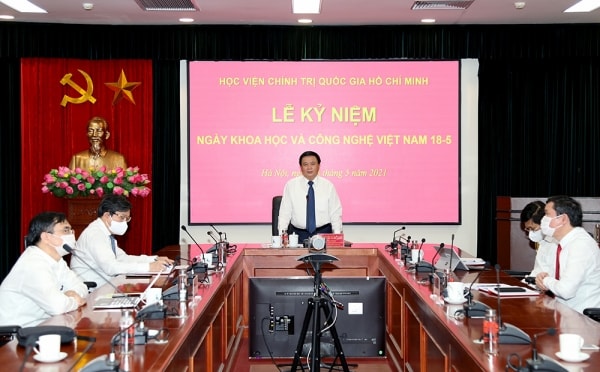 Học viện Chính trị quốc gia Hồ Chí Minh tổ chức kỷ niệm Ngày Khoa học và Công nghệ Việt Nam 18-5-2021