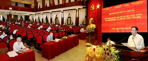 Hội thảo khoa học quốc gia: “Đưa Nghị quyết Đại hội XIII của Đảng  vào cuộc sống: Những vấn đề lý luận và thực tiễn mới”
