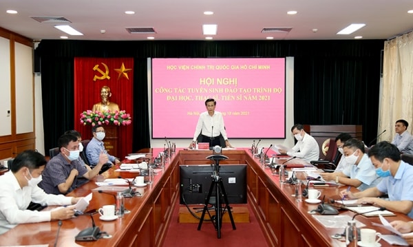 Hội nghị công tác tuyển sinh đào tạo trình độ đại học, thạc sĩ, tiến sĩ năm 2021