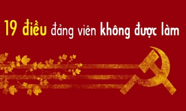 Những điểm mới trong quy định những điều đảng viên không được làm