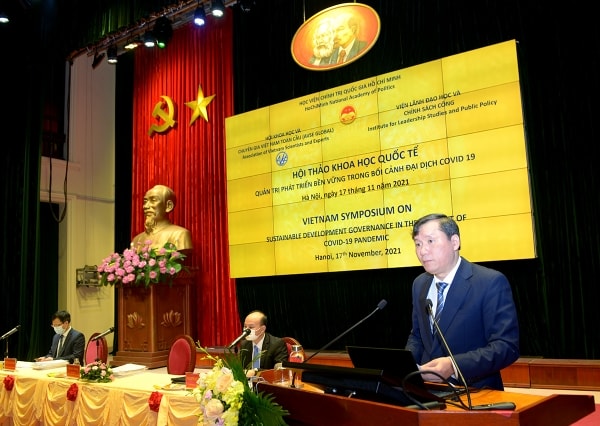 Hội thảo khoa học quốc tế “Quản trị phát triển bền vững trong bối cảnh đại dịch Covid 19”