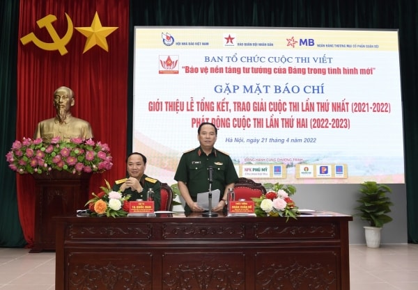 Gặp mặt báo chí giới thiệu Lễ tổng kết, trao giải cuộc thi “Bảo vệ nền tảng tư tưởng của Đảng trong tình hình mới” lần thứ nhất, năm 2021-2022 và phát động cuộc thi lần thứ hai, năm 2022-2023