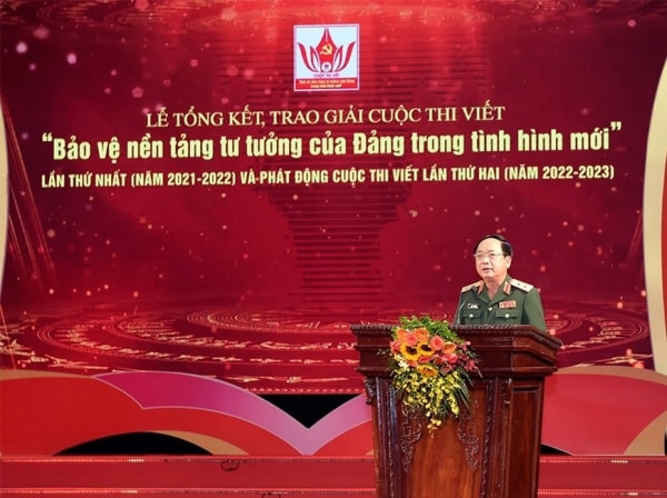 Lễ tổng kết, trao giải Cuộc thi viết “Bảo vệ nền tảng tư tưởng của Đảng trong tình hình mới” lần thứ nhất (năm 2021- 2022) và phát động Cuộc thi lần thứ hai (năm 2022- 2023)