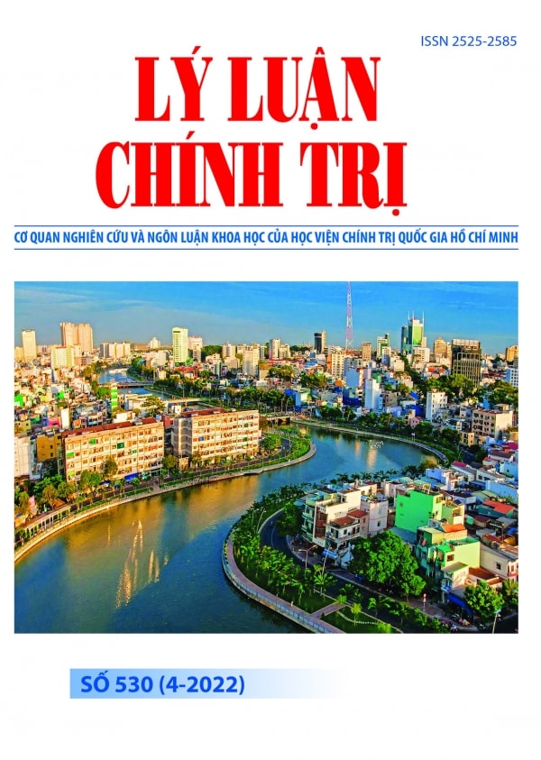 Mục lục Tạp chí Lý luận chính trị số 530 (4-2022)