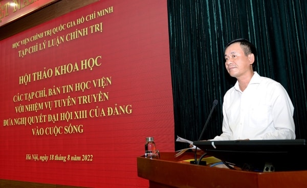 Hội thảo khoa học “Các tạp chí, bản tin Học viện với nhiệm vụ tuyên truyền đưa Nghị quyết Đại hội XIII của Đảng vào cuộc sống”