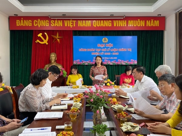 Đại hội Công đoàn Tạp chí Lý luận chính trị nhiệm kỳ 2023-2028