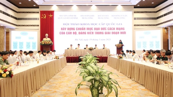 Hội thảo khoa học cấp quốc gia: Xây dựng chuẩn mực đạo đức cách mạng của cán bộ, đảng viên trong giai đoạn mới