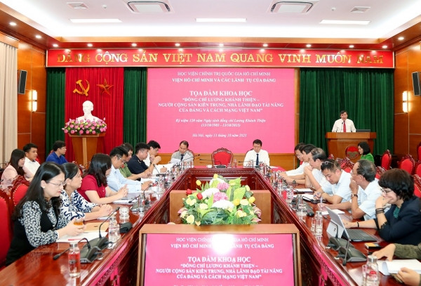 Tọa đàm khoa học: “Đồng chí Lương Khánh Thiện - Người cộng sản kiên trung, nhà lãnh đạo tài năng của Đảng và cách mạng Việt Nam”