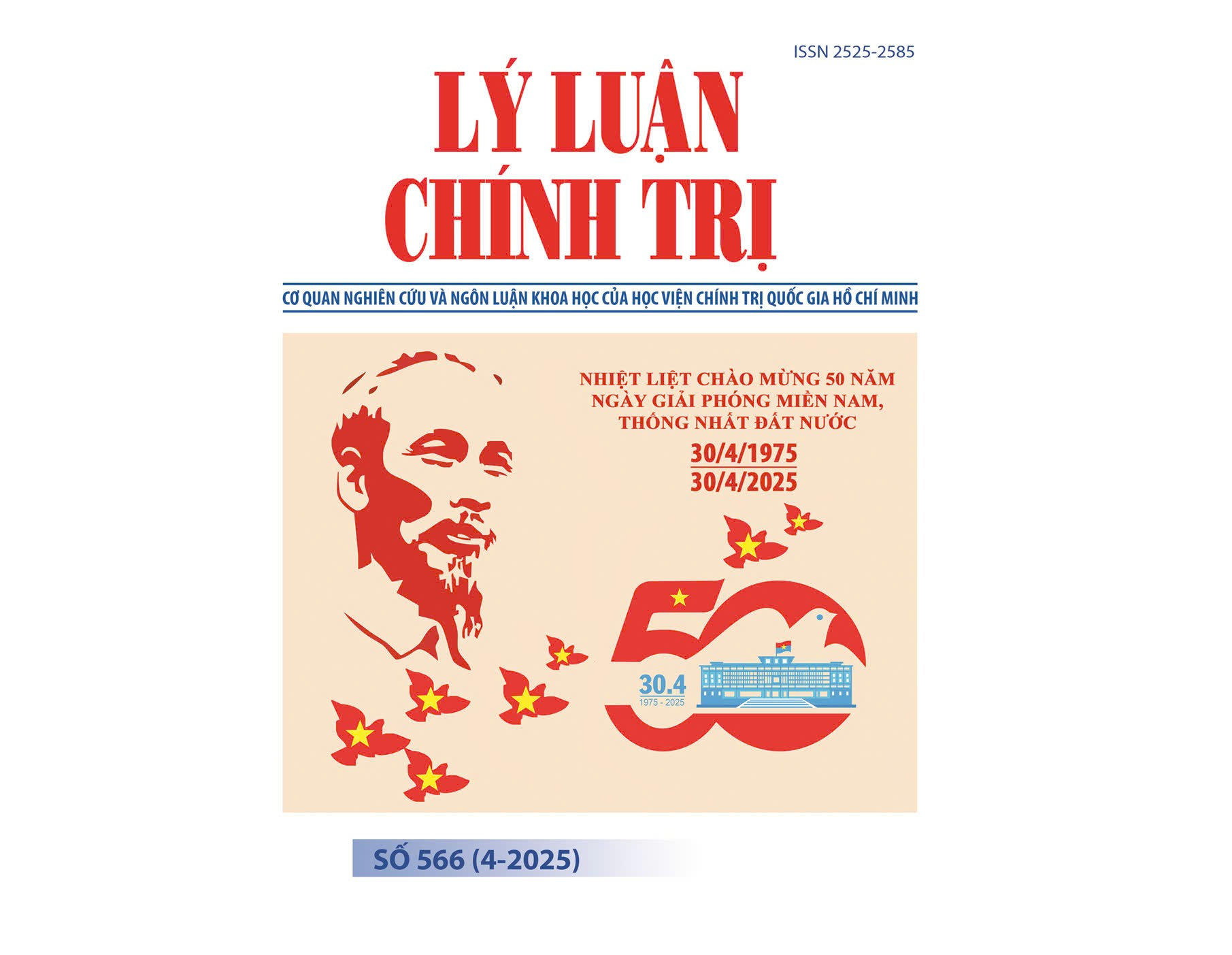Mục lục Tạp chí Lý luận chính trị số 566 (4-2025)