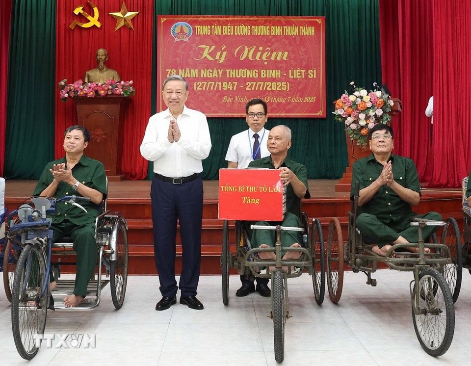 Tổng Bí thư Tô Lâm: Uống nước nhớ nguồn