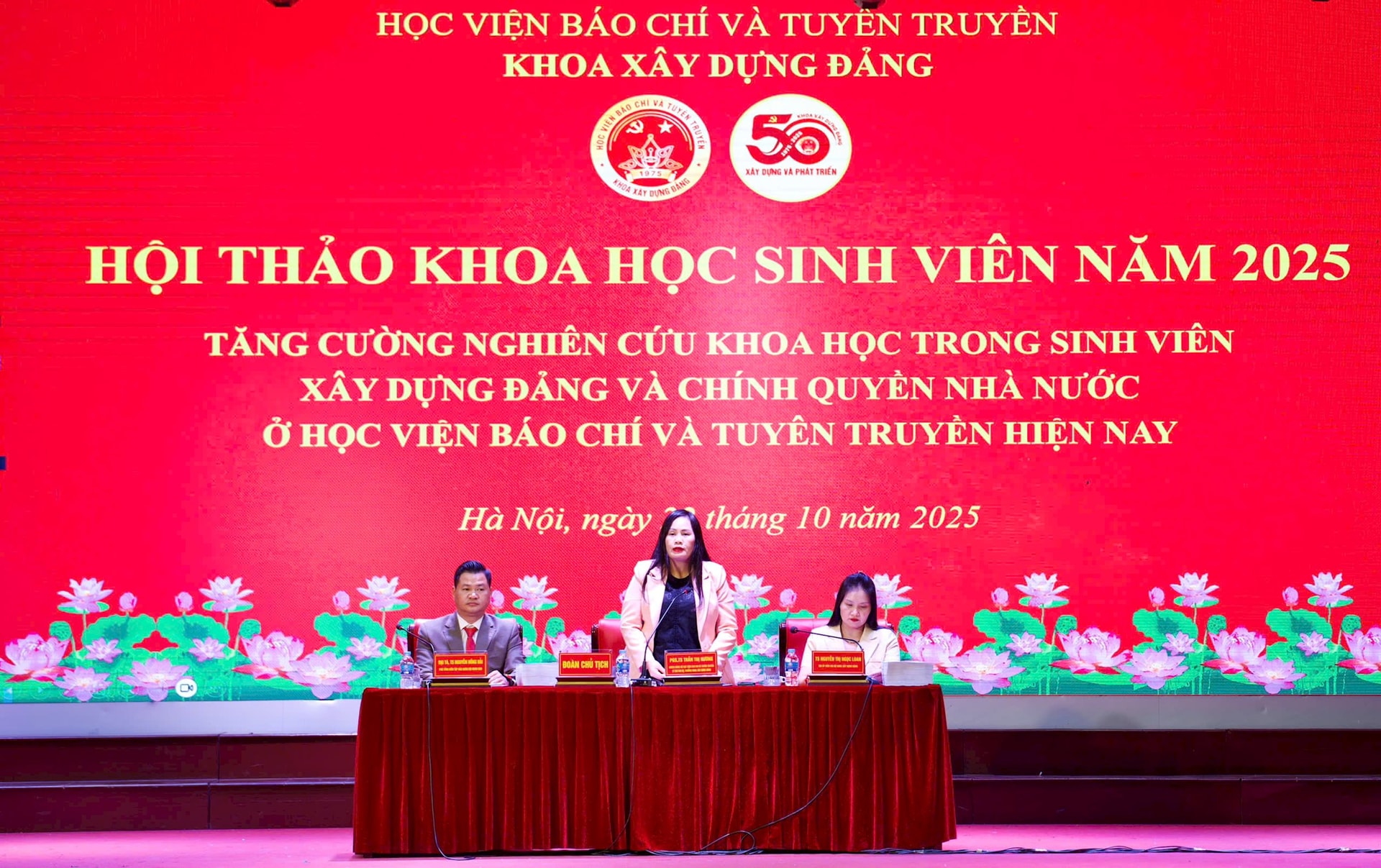 Ảnh 2. Hội thảo khoa học sinh viên năm 2025