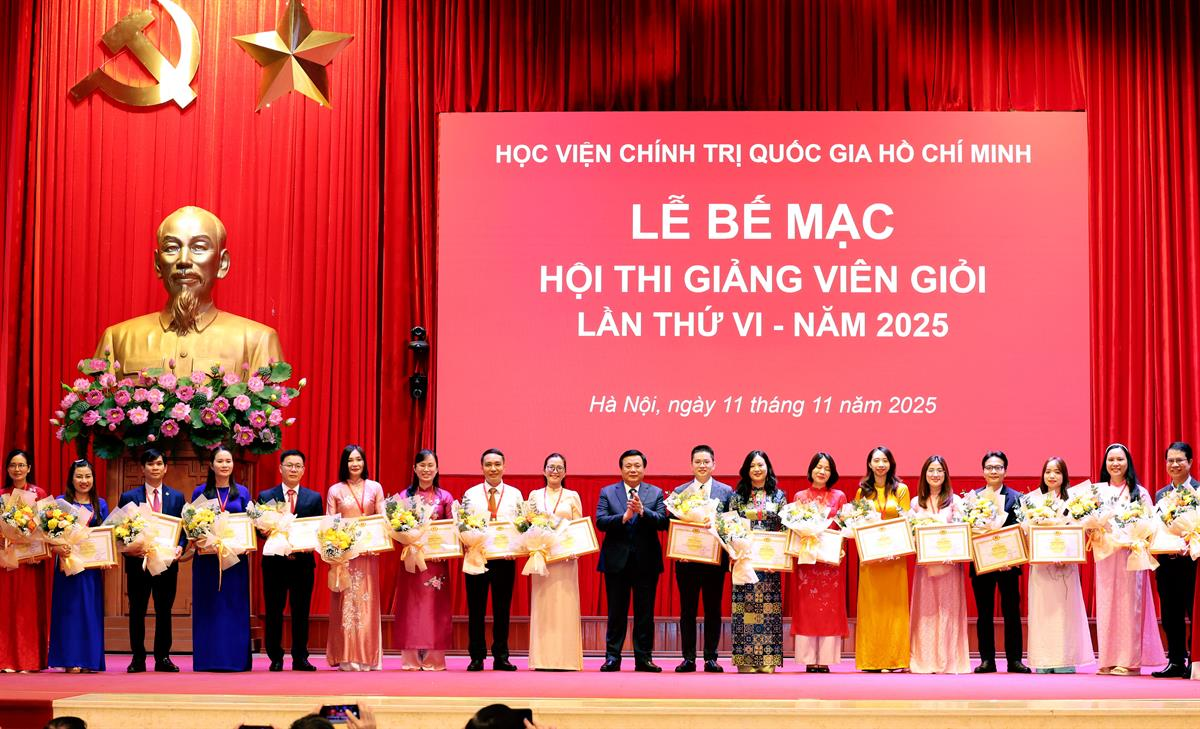 Học viện Chính trị quốc gia Hồ Chí Minh tổ chức Hội thi Giảng viên giỏi lần thứ VI - năm 2025