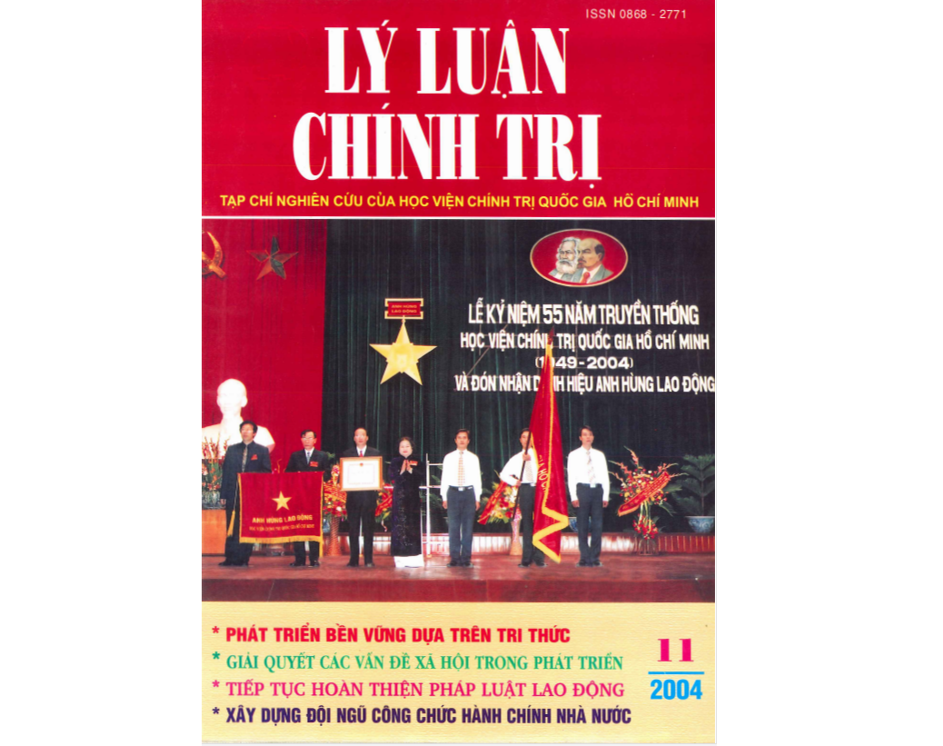 Tạp chí Lý luận chính trị số 11-2004