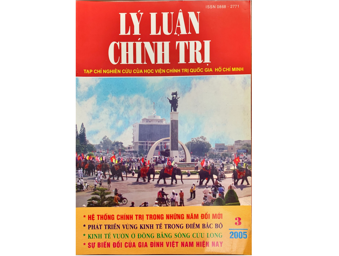 Tạp chí Lý luận chính trị số 3-2005