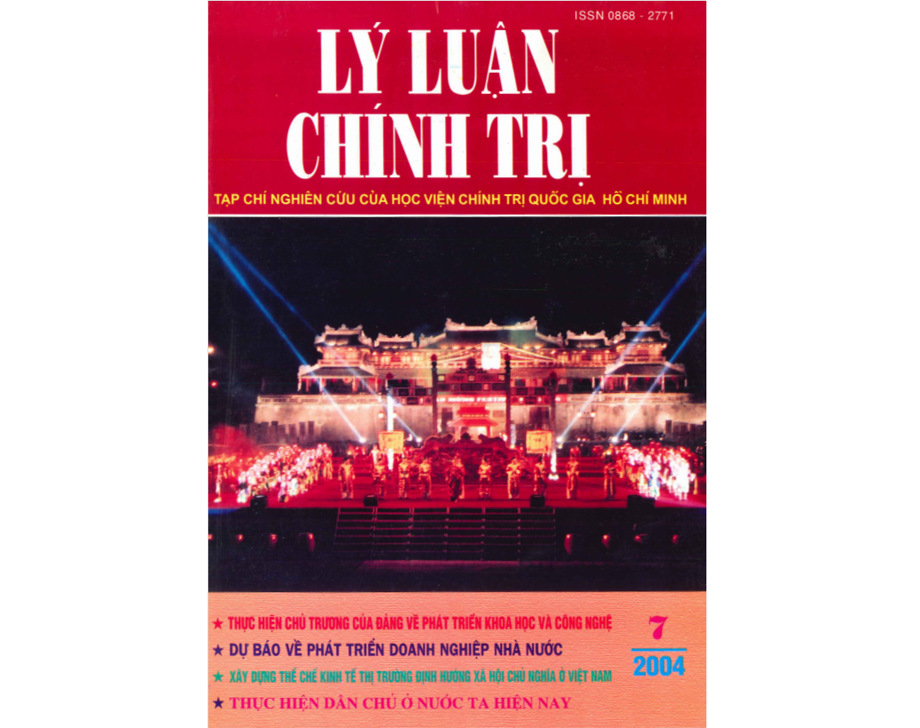 Tạp chí Lý luận chính trị số 7-2004