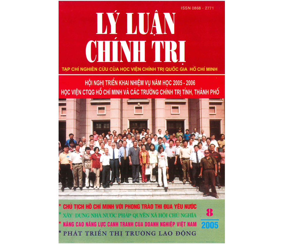 Tạp chí Lý luận chính trị số 8-2005