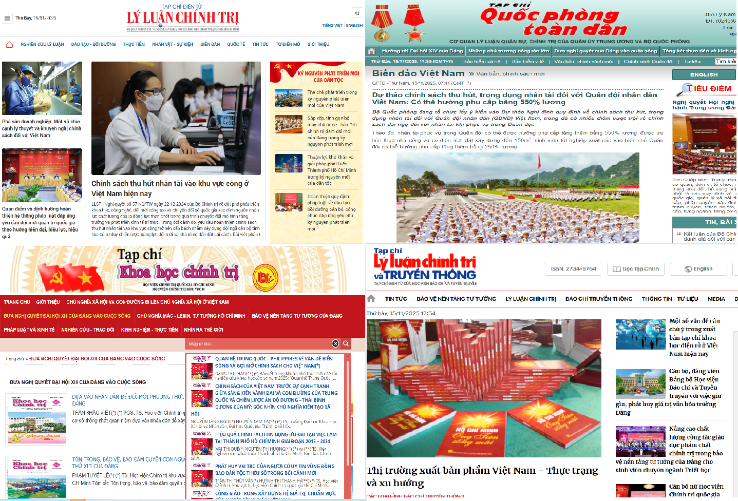 Các tạp chí khoa học lý luận chính trị, khoa học xã hội với công tác truyền thông chính sách trong bối cảnh hiện nay