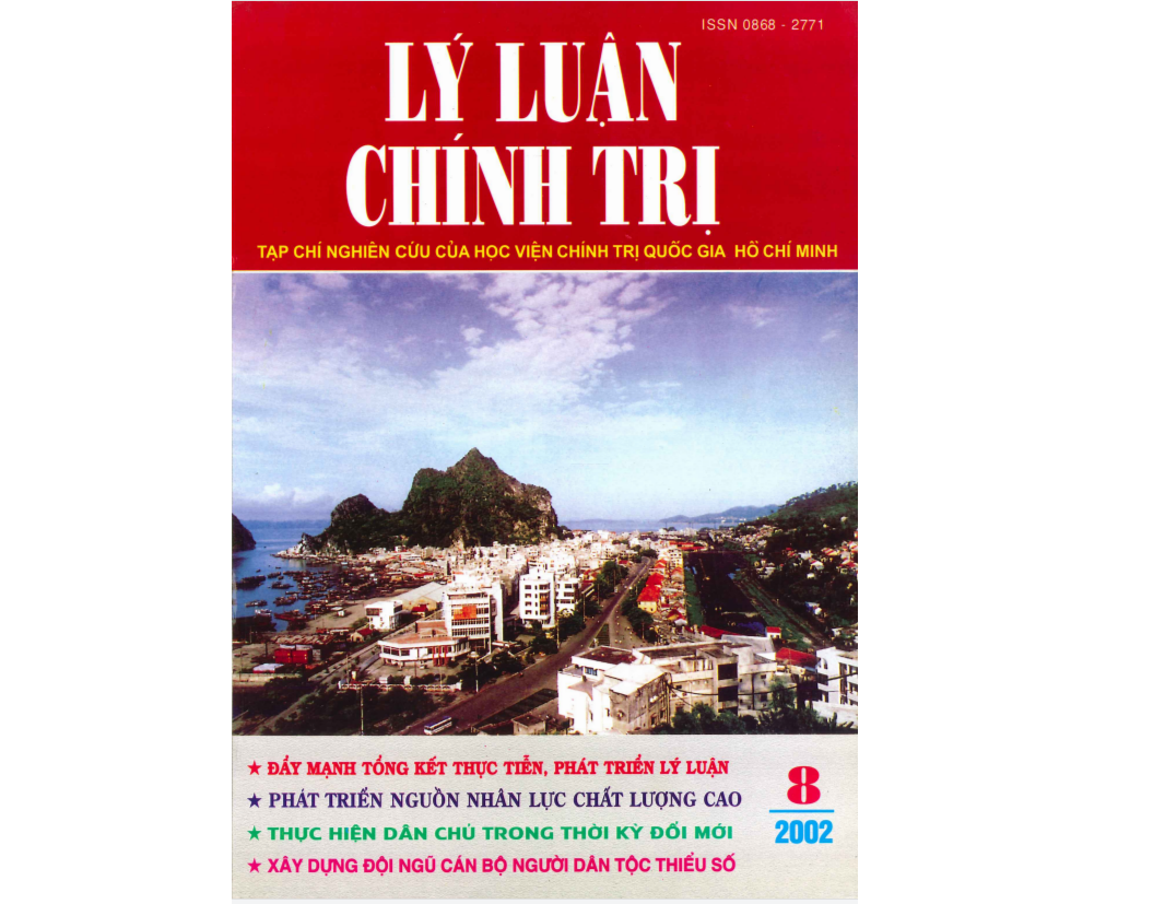 Tạp chí Lý luận chính trị số 8- 2002