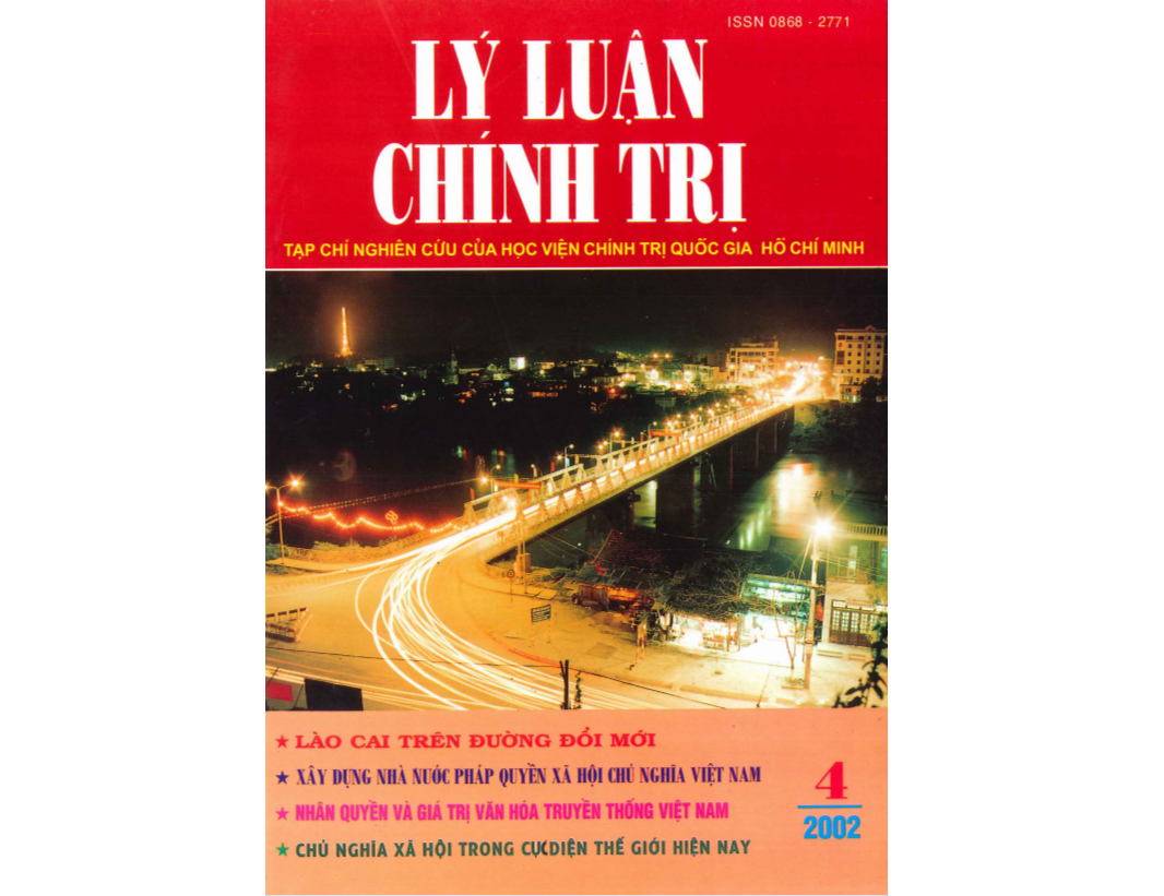 Tạp chí Lý luận chính trị số 4- 2002