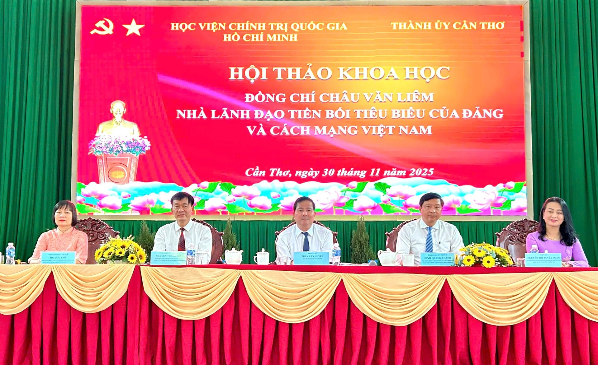 Hội thảo khoa học “Đồng chí Châu Văn Liêm - Nhà lãnh đạo tiền bối tiêu biểu của Đảng và cách mạng Việt Nam”