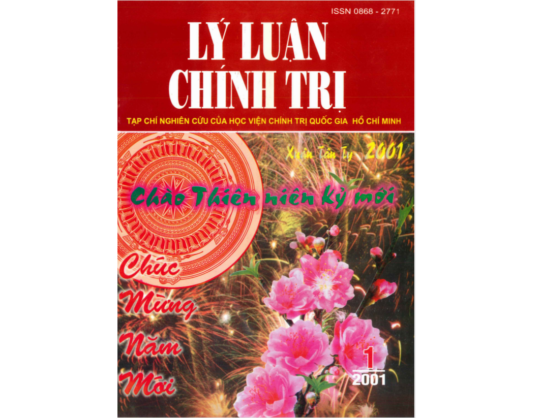 Tạp chí Lý luận chính trị số 1- 2001